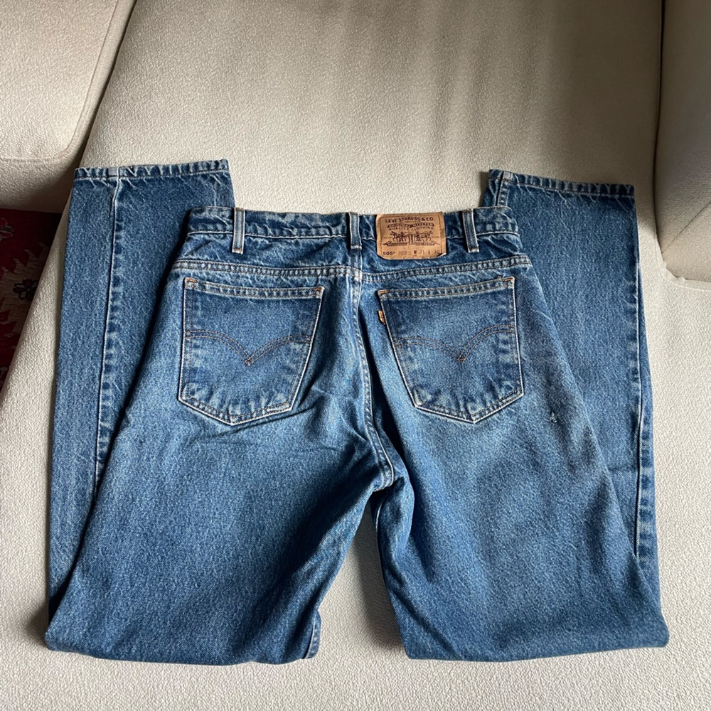 Orange Tab Vintage Levis 505